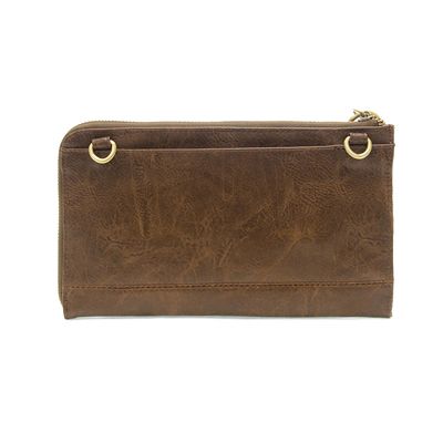 Dark Walnut Karina Wristlet