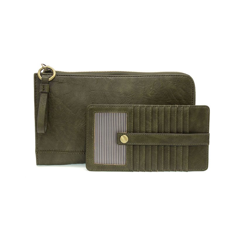 Dark Olive Karina Wristlet