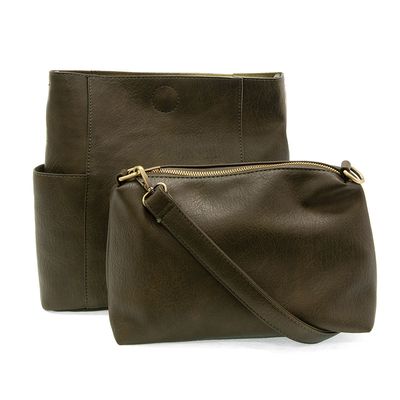 Dark Moss Kayleigh Bucket Bag
