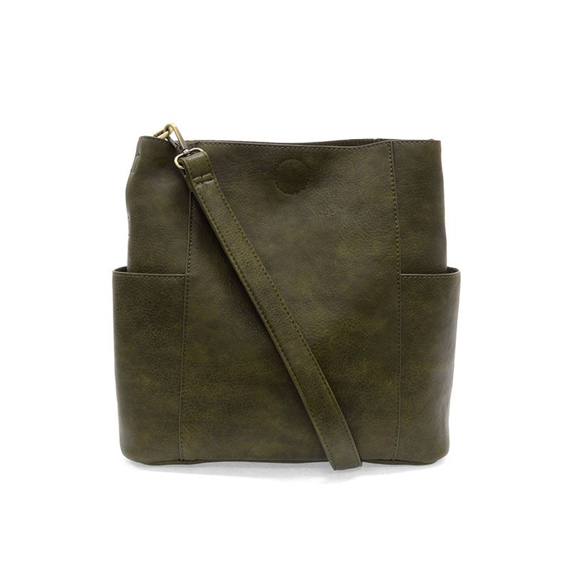 Dark Olive Kayleigh Bucket Bag
