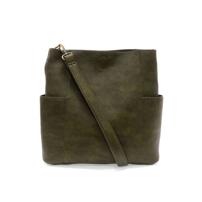 Dark Olive Kayleigh Bucket Bag