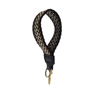 Espresso Dotted Keychain