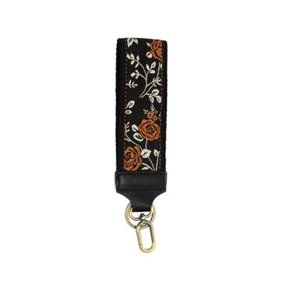 Cognac Untamed Roses Keychain