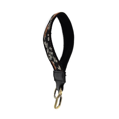 Cognac Untamed Roses Keychain
