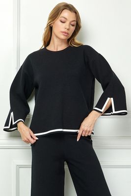 Striped Bottom Sweater