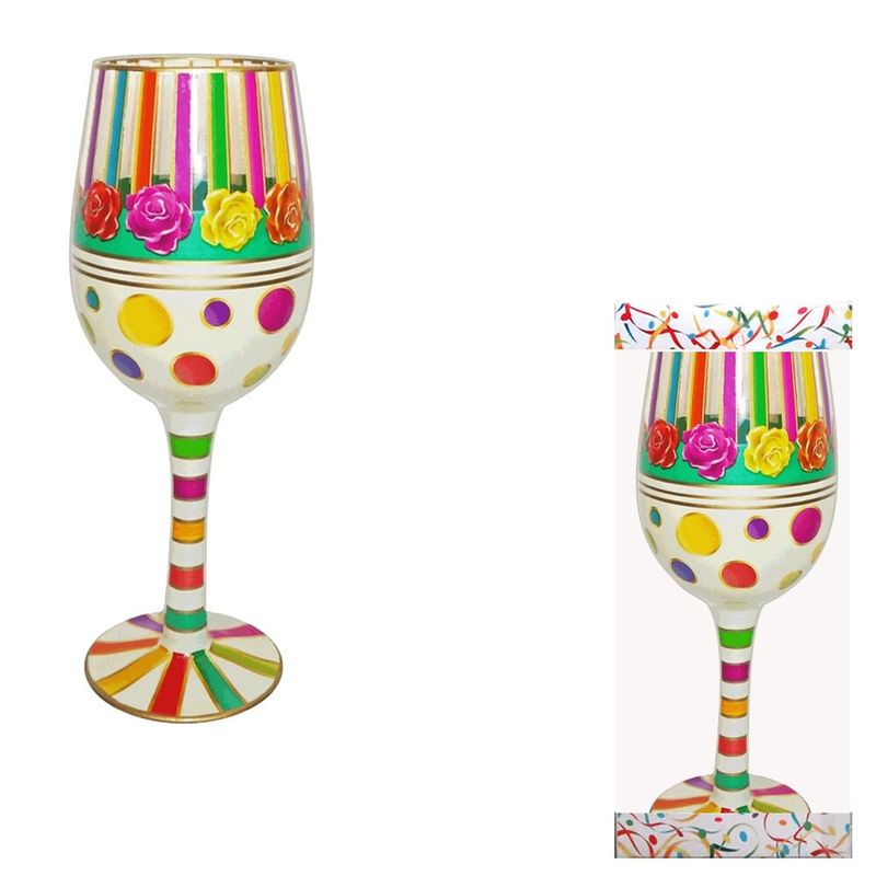 Bottom&#39;s Up Wine Glass