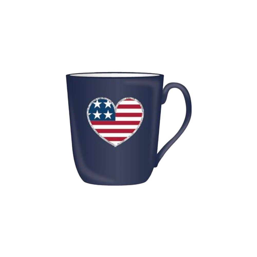 Americana Heart Mug