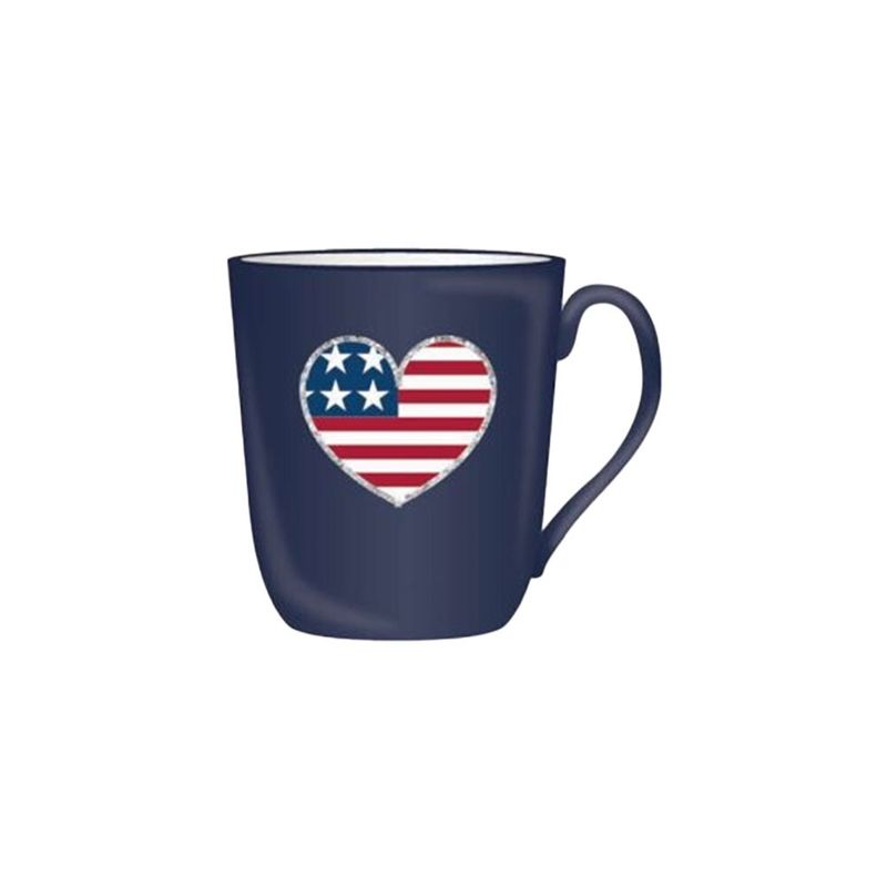 Americana Heart Mug