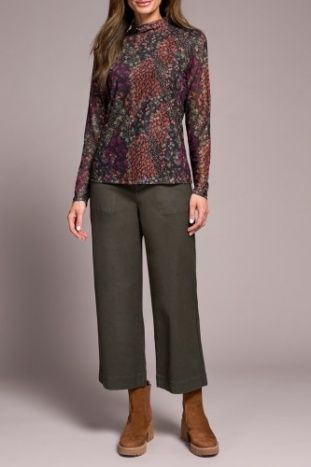 Turtleneck Lined Top