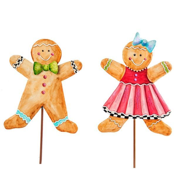 Gingerbread Girl &amp; Boy, Set of 2