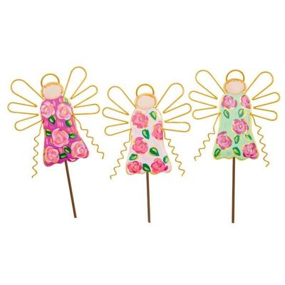 Pink Fanciful Angels, Set of 3