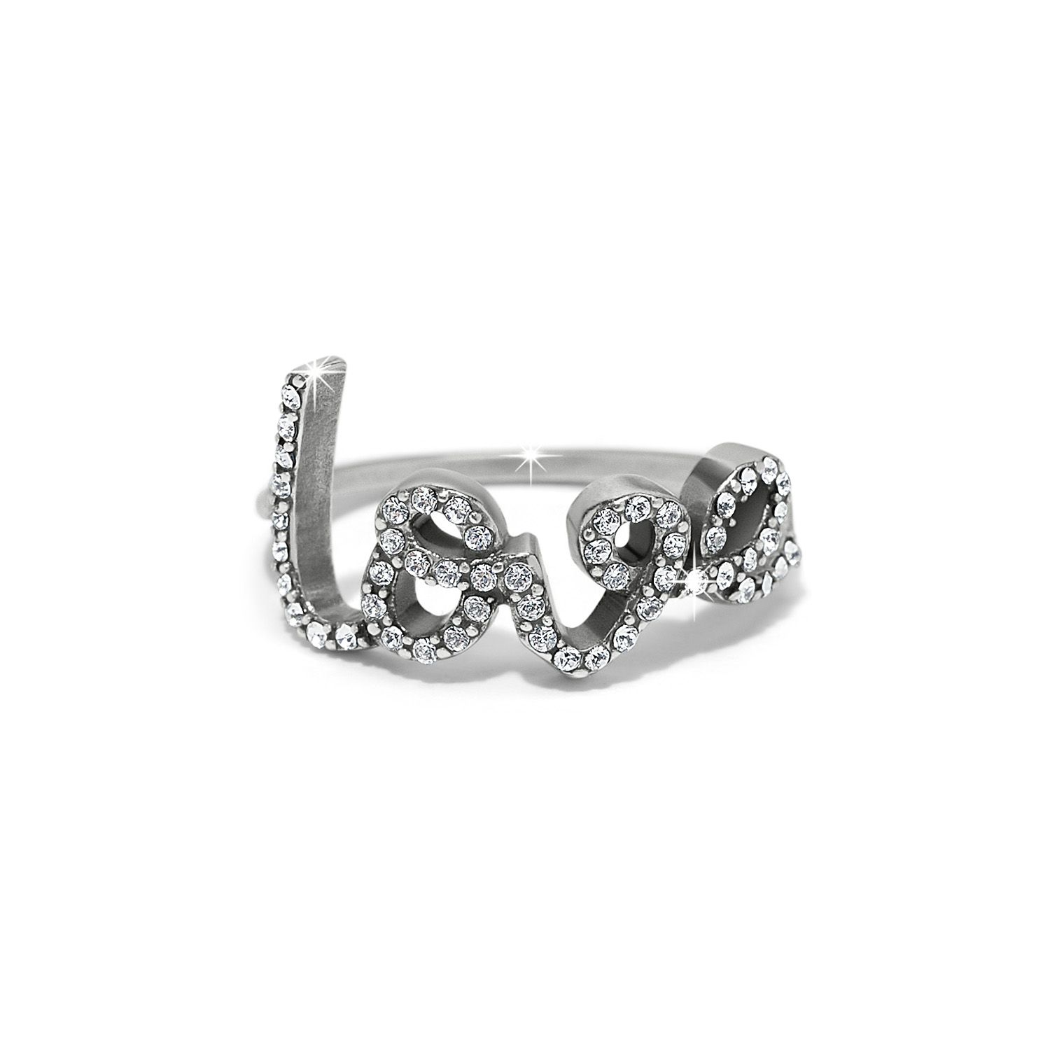 Love Script Sparkle Ring-8