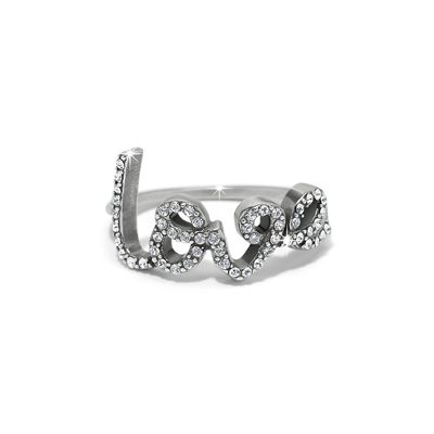 Love Script Sparkle Ring-8