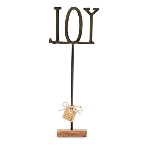 Joy Cast Iron Sentiment Sitter