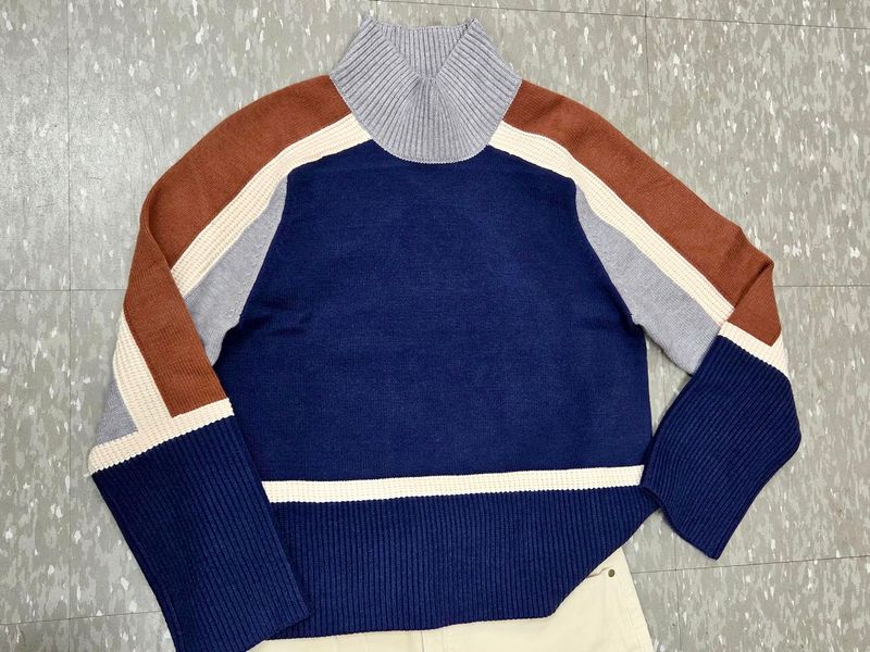 Colorblock Sweater