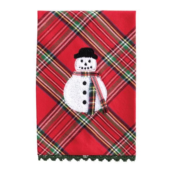 Snowman Bouclé Icon Towel