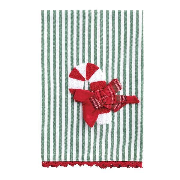 Candy Cane Bouclé Icon Towel