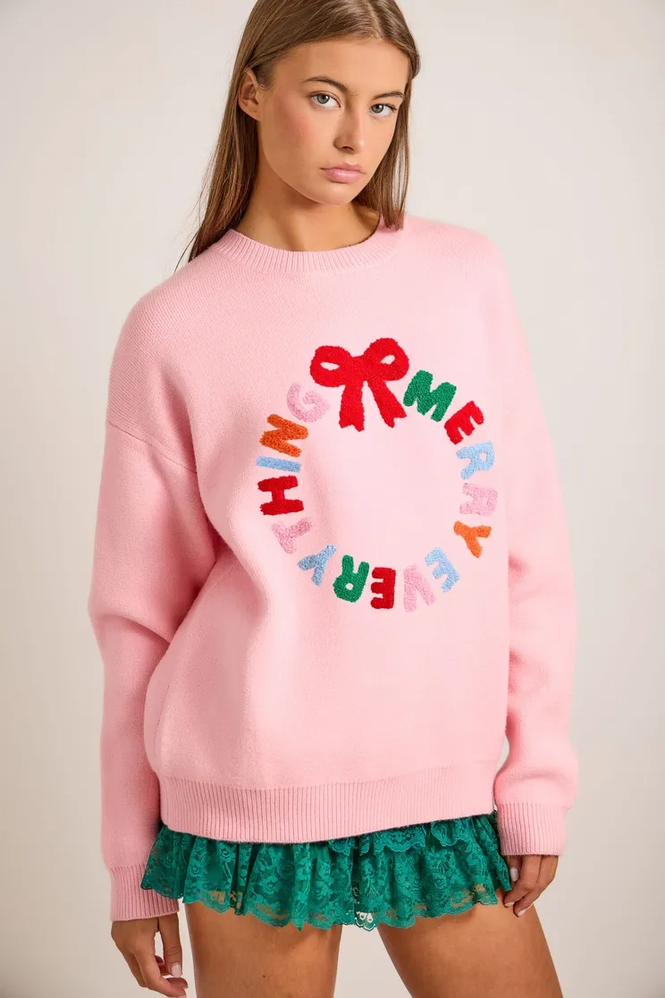 Merry Everything Wreath Sweater