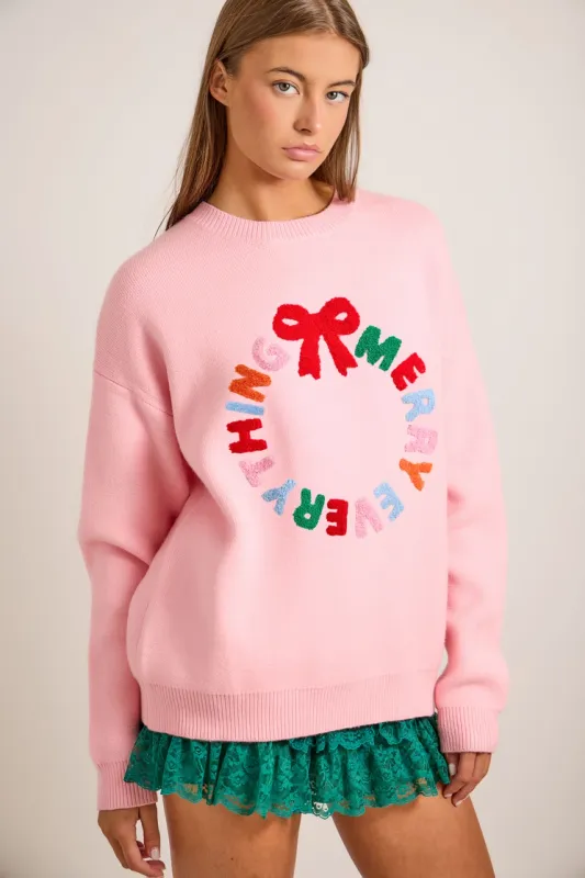 Merry Everything Wreath Sweater