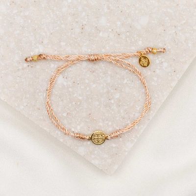 Breathe Blessing Bracelet-Gold/Metallic Copper
