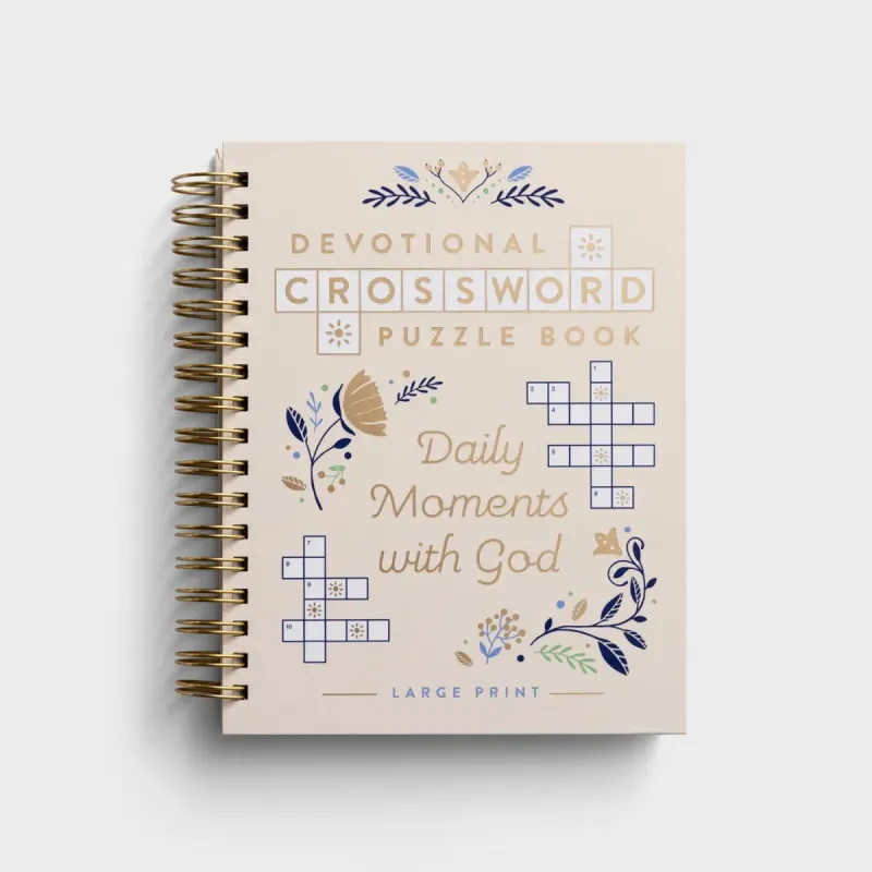 Daily Moments with God Devotional Crossword Book