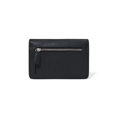 Shelby Medium Wallet-Black/Bourbon