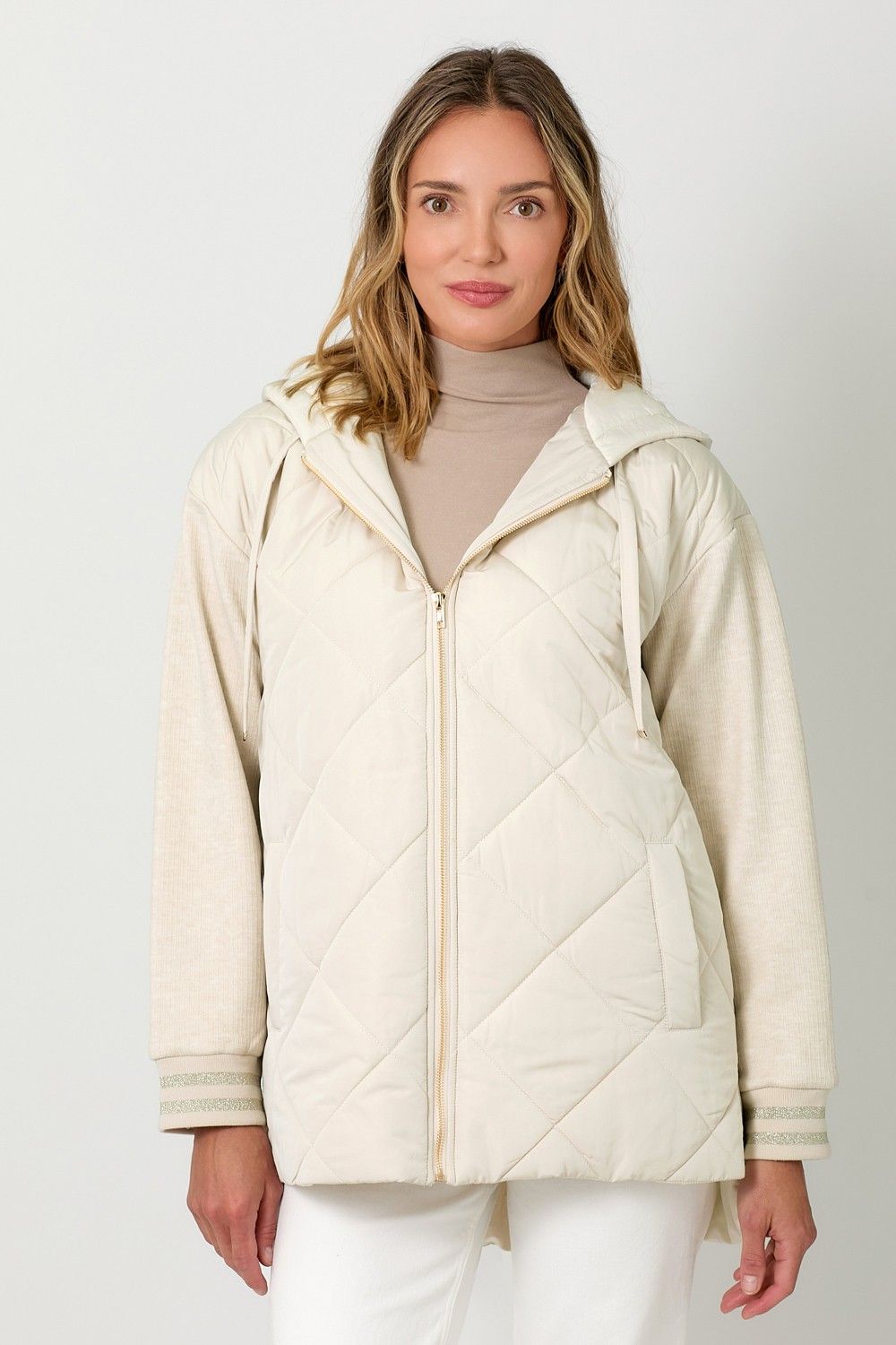 Mixed Puffer Jacket