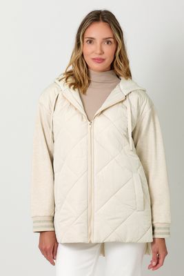 Mixed Puffer Jacket