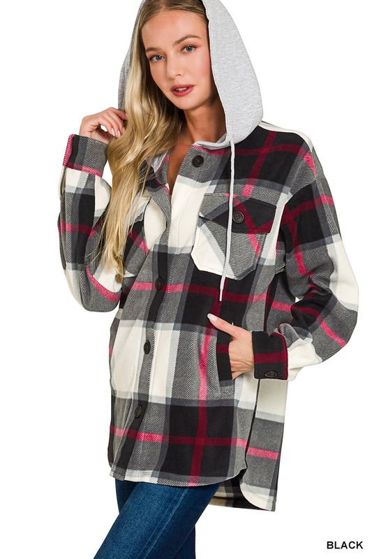 Plaid Fleece Shacket