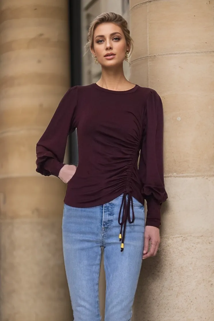 Jenny Side Draw String Top