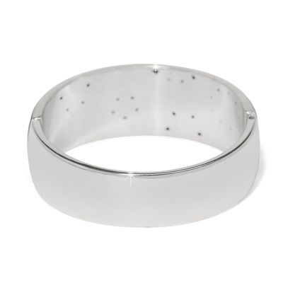 Flora Wide Hinged Bangle Bracelet