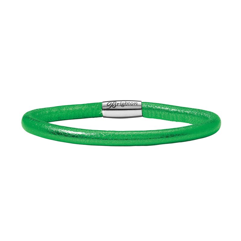 Woodstock Metallic Single Bracelet-Green-S/M