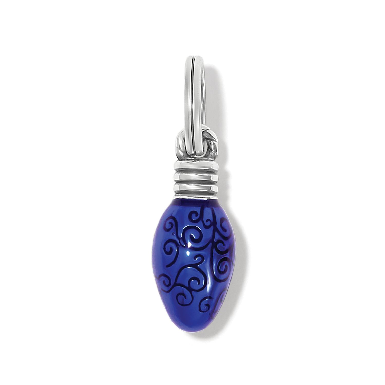 Holiday Bulb Charm-BLUE