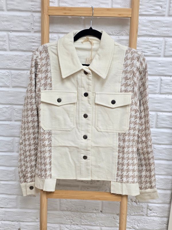 Houndstooth Corduroy Jacket