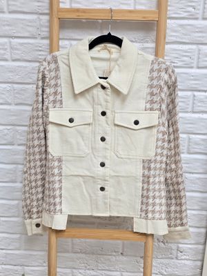 Houndstooth Corduroy Jacket