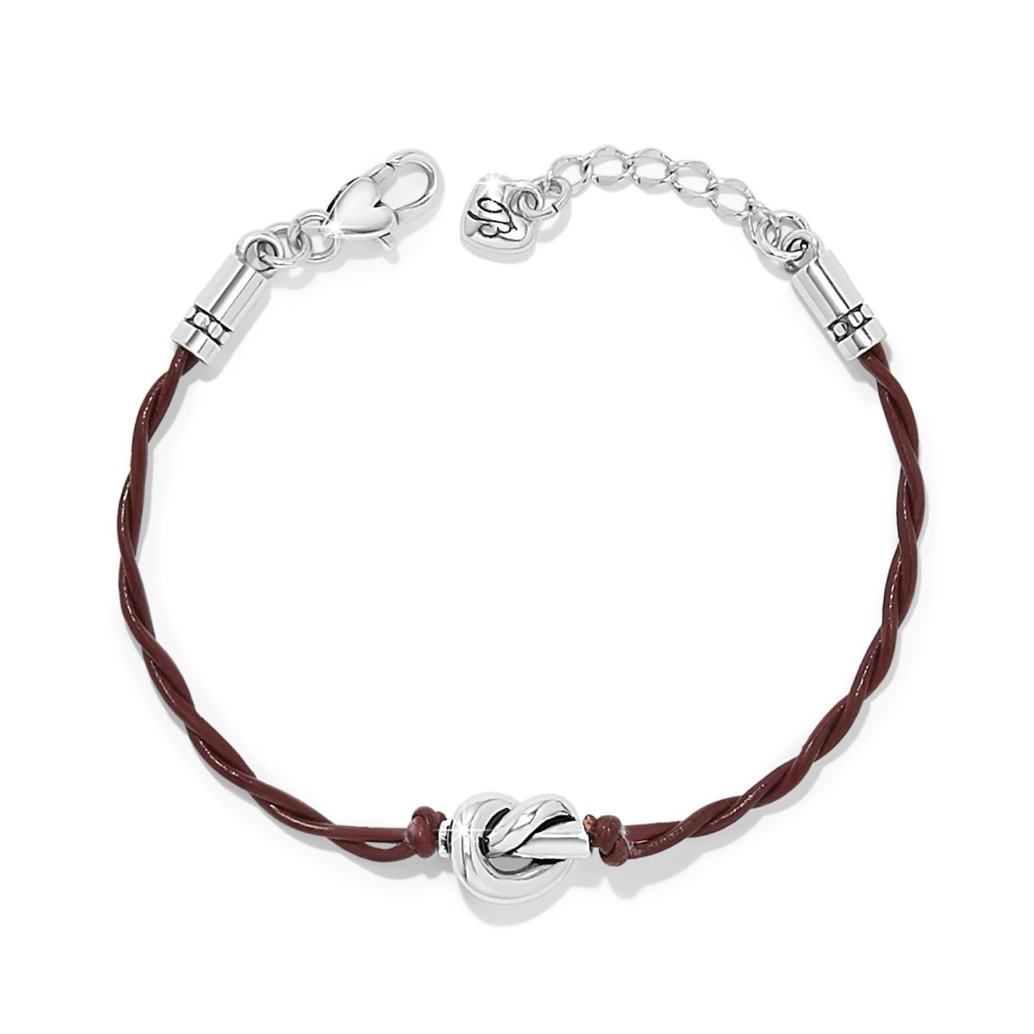 Interlok Single Knot Leather Bracelet-Chili Pepper