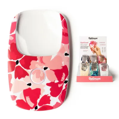 OptiCard LED Pocket Magnifier