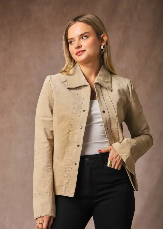 Suede Leather Jacket