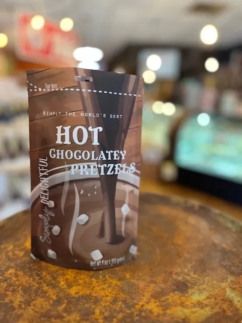 Hot Chocolatey Covered Pretzels