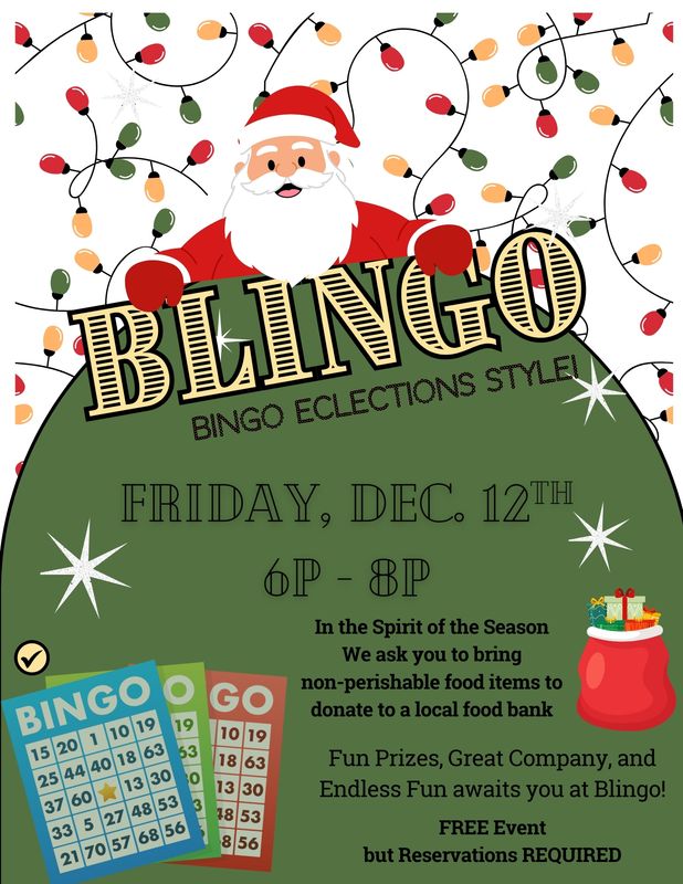 Christmas Blingo - Tickets Available Nov. 30th 8am