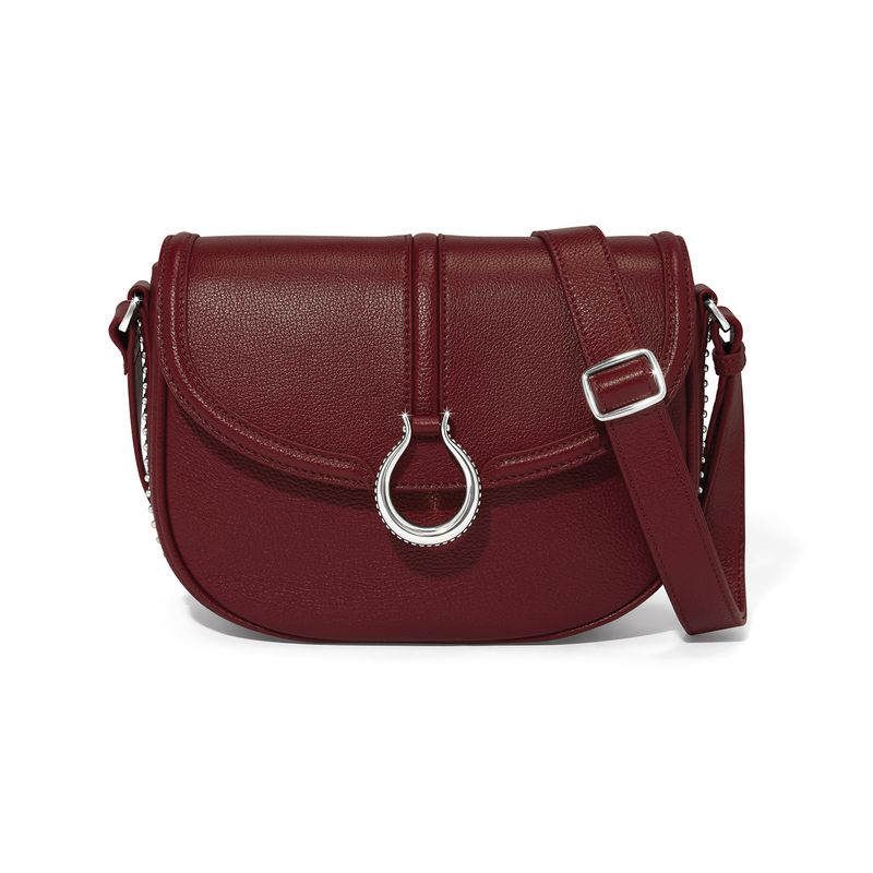 Weston Saddlebag-Garnet