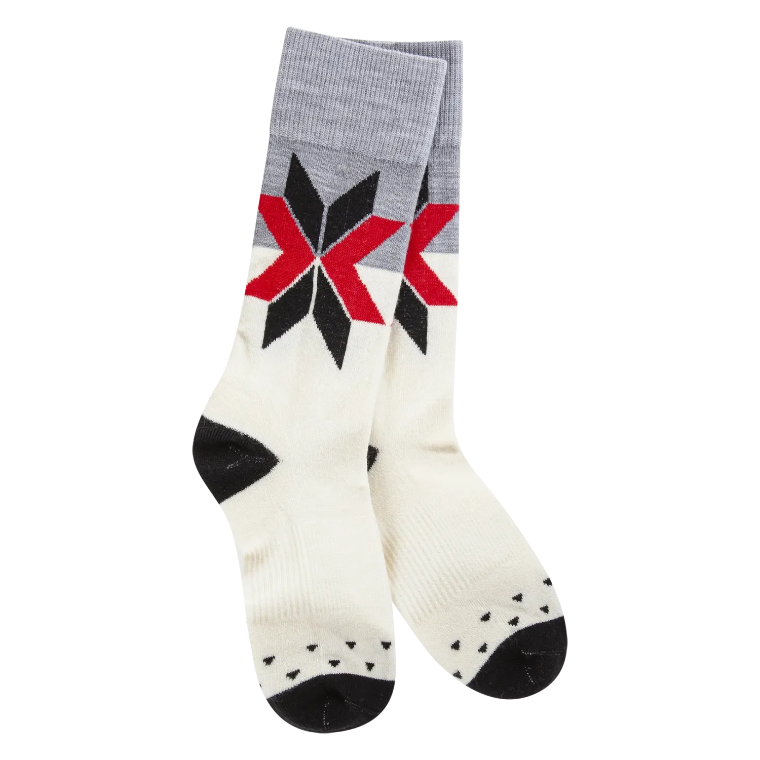 Woods Crew Neutral Fair Isle