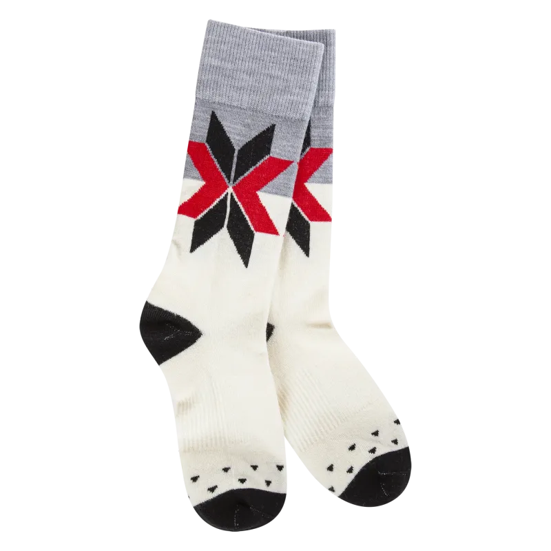 Woods Crew Neutral Fair Isle