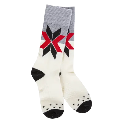 Woods Crew Neutral Fair Isle