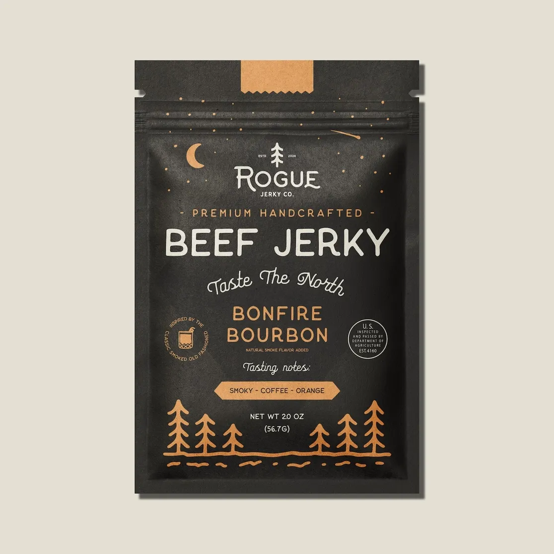 Bonfire Bourbon Beef Jerky
