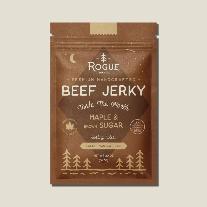 Maple &amp; Brown Sugar Beef Jerky