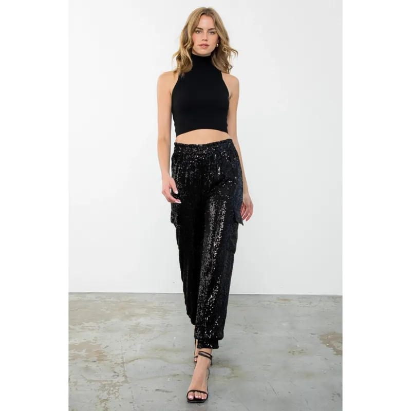 Sequin Joggers