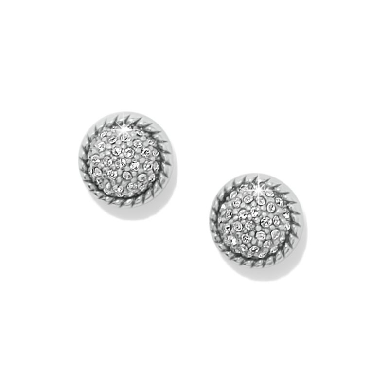 ILLUMINA CELESTE DOME SILVER POST EARRING