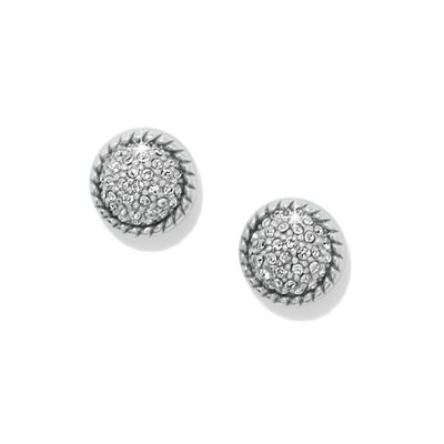 ILLUMINA CELESTE DOME SILVER POST EARRING