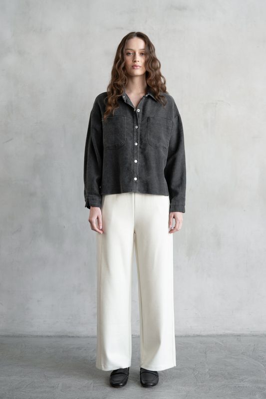 Terry Wide Leg Pants